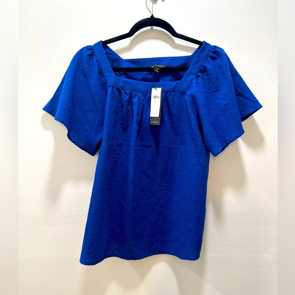 Banana Republic Tops - Banana Republic Short Sleeve Blue Blouse. NWT. Size XS